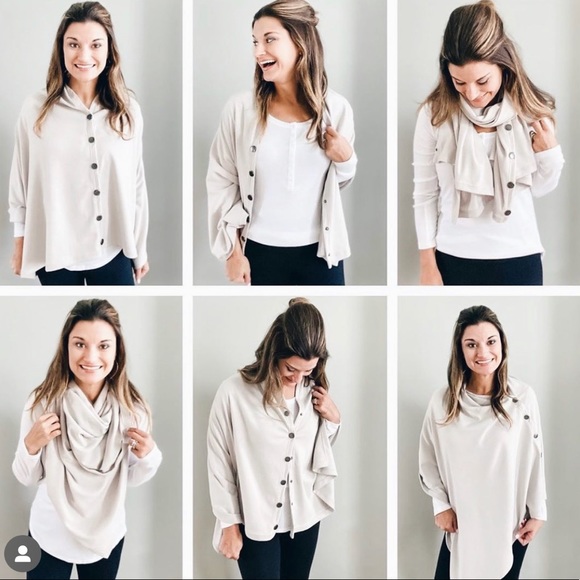 NWT Travel Poncho By Recovery Wear One Size - Picture 2 of 2